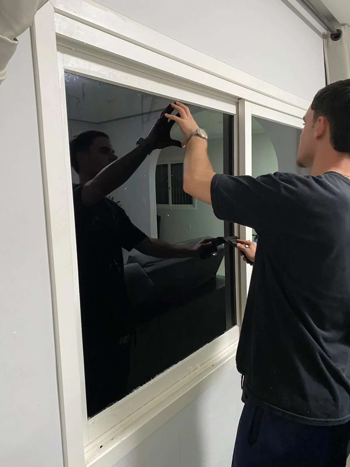 Aplicação de película residencial pela MK Filmhouse
